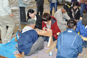 大館山田集落会：ワラ細工教室